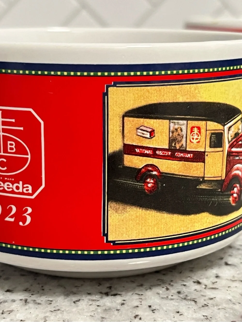 Vintage Nabisco Uneeda Biscuit & Ritz Cracker Soup Mug Set of 2 Collectible